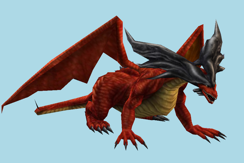 Final Fantasy 8 Ruby Dragon 3d model