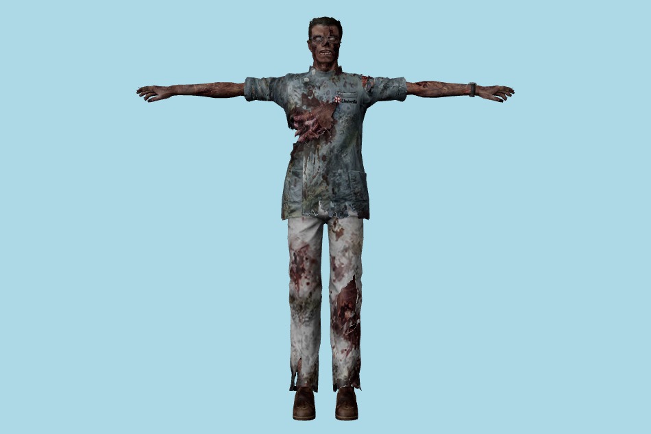 Resident Evil: Chronicles - Lab Zombies 3d model
