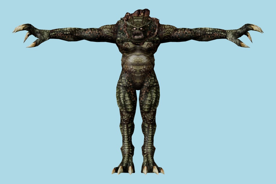 Resident Evil: Chronicles - Hunter Monster 3d model