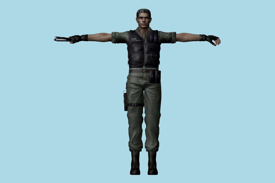 Resident Evil: Chronicles - Redfields Pack 3d model