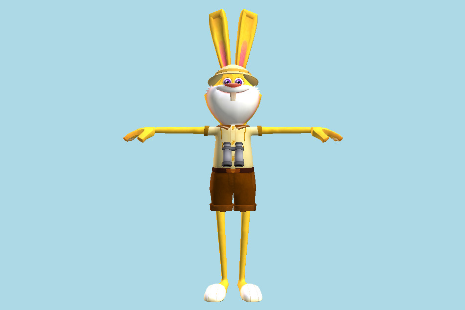 Plan Egg - Bunny Luobotu 3d model