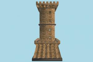 Tower stronghold, castle, tower, building, build, structure