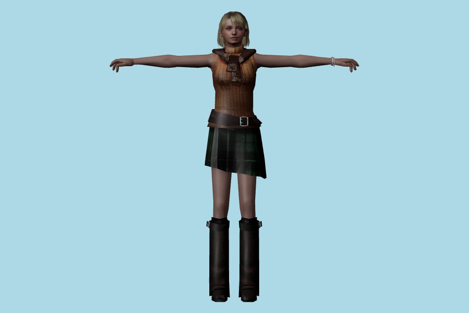 Resident Evil 4 - RE4 Ashley Graham 3d model