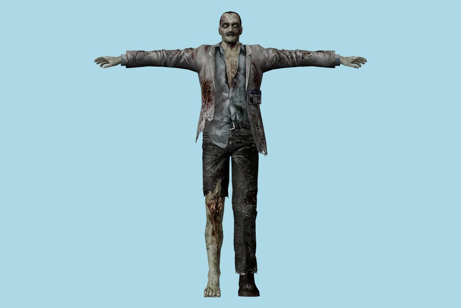 Resident Evil: Chronicles - Lab Zombies 3d model