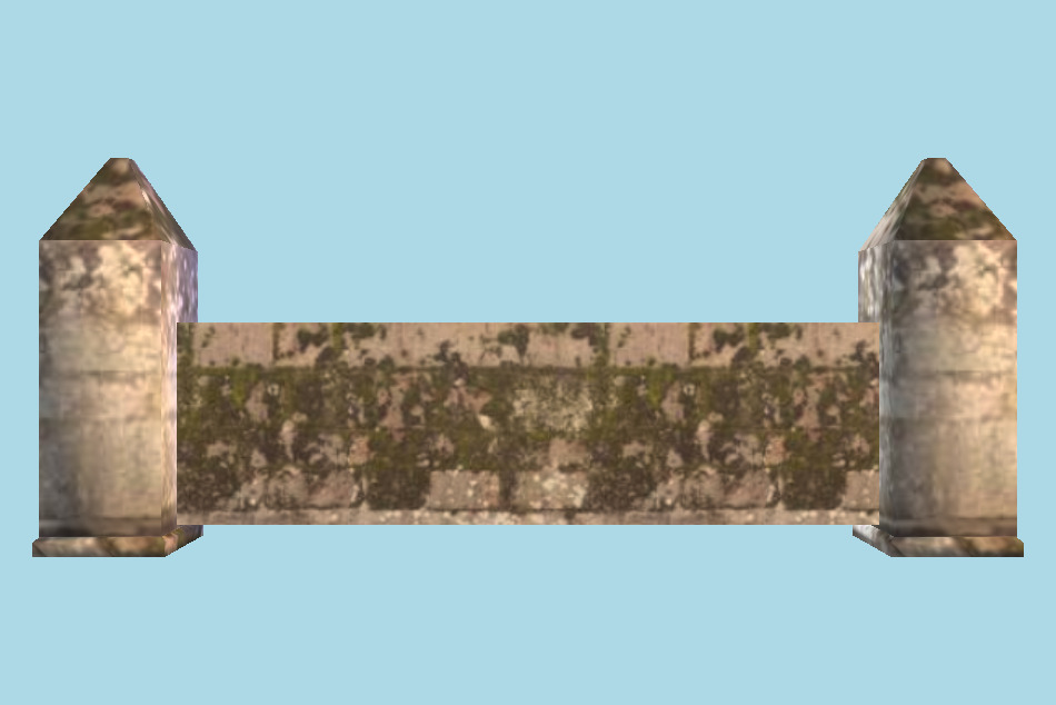 Old Wall 3d model