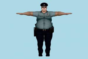 Police Woman Fat-Police