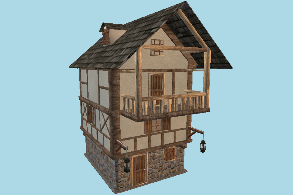 Old House 3d model