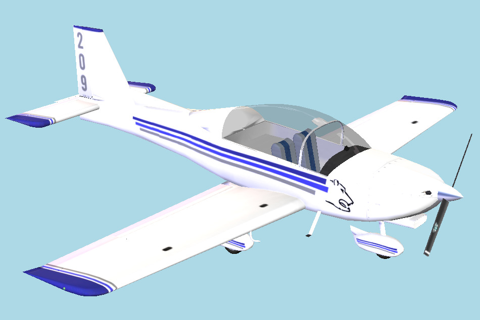 APM 20 Water Plane 3d model