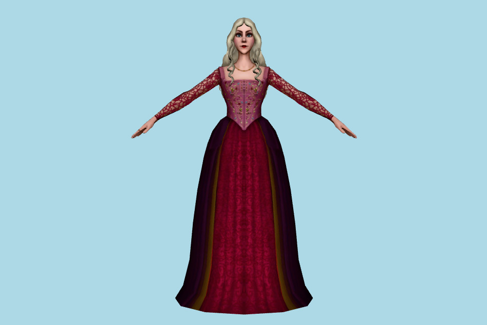 Hocus Pocus Sarah Sanderson 3d model