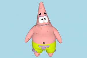 Patrick Star patrick, SpongeBob, cartoon-character, character, cartoon, toony