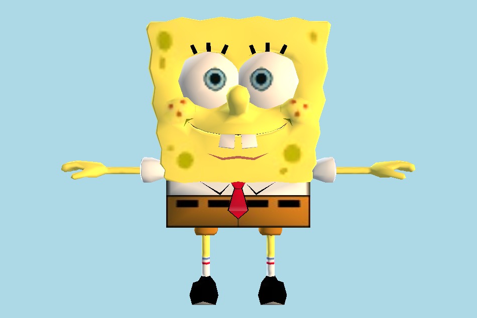 SpongeBob SquarePants: Battle for Bikini Bottom SpongeBob Squarepants 3d model