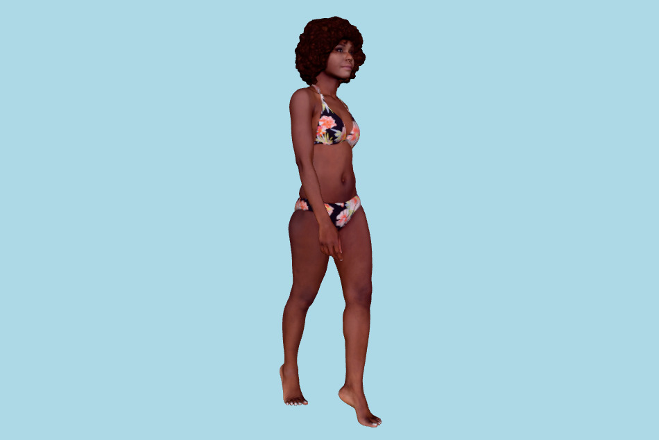 Sydney Posed Swimwear 3d model