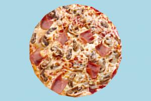 Pizza Pizza-Ham-and-Mushroom