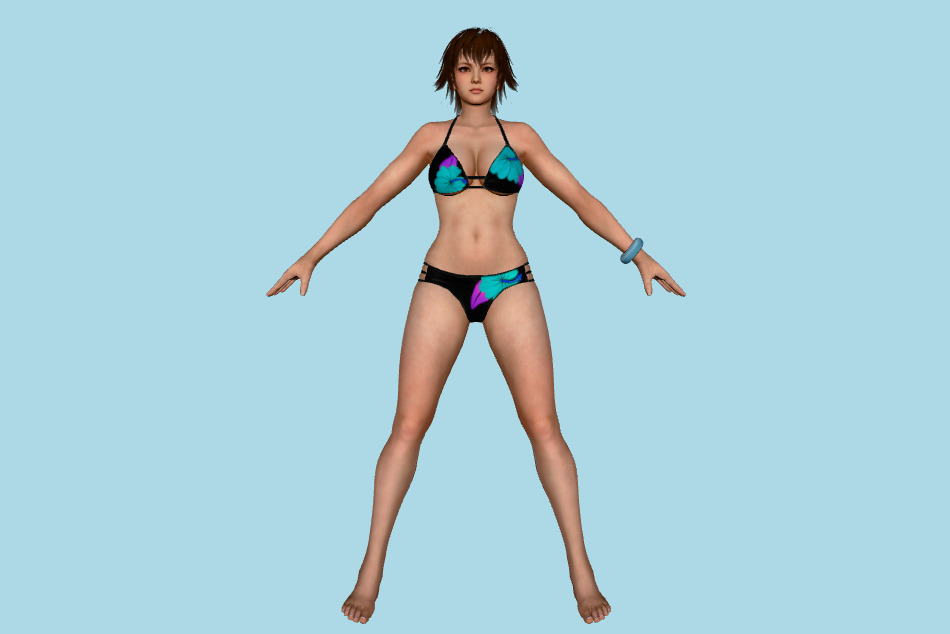 Dead or Alive 5 - DOA5LR Delicious Girls 3d model