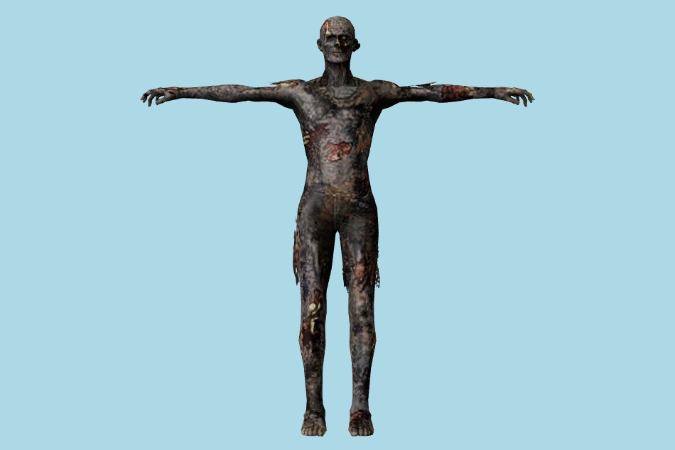 Resident Evil: Chronicles - CVX Zombies Pack 3d model