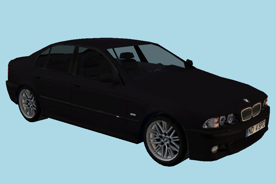 BMW Car M5 3d model