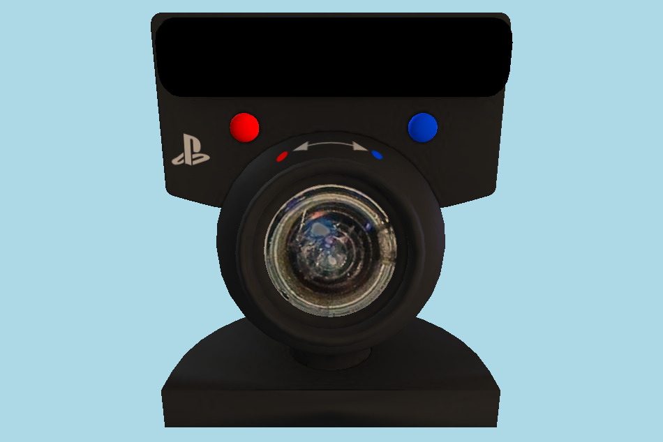 PlayStation Eye Tracker 3d model