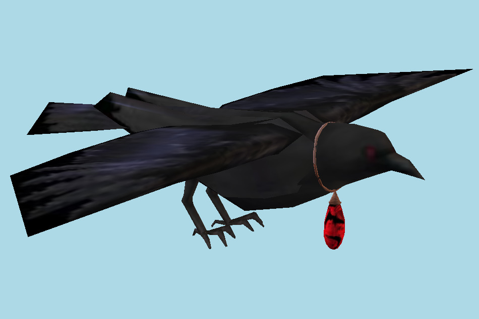 Bayonetta Birds Crow Tears 3d model