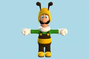 Bee Luigi super-mario, mario, bee, animal-character, character, cartoon
