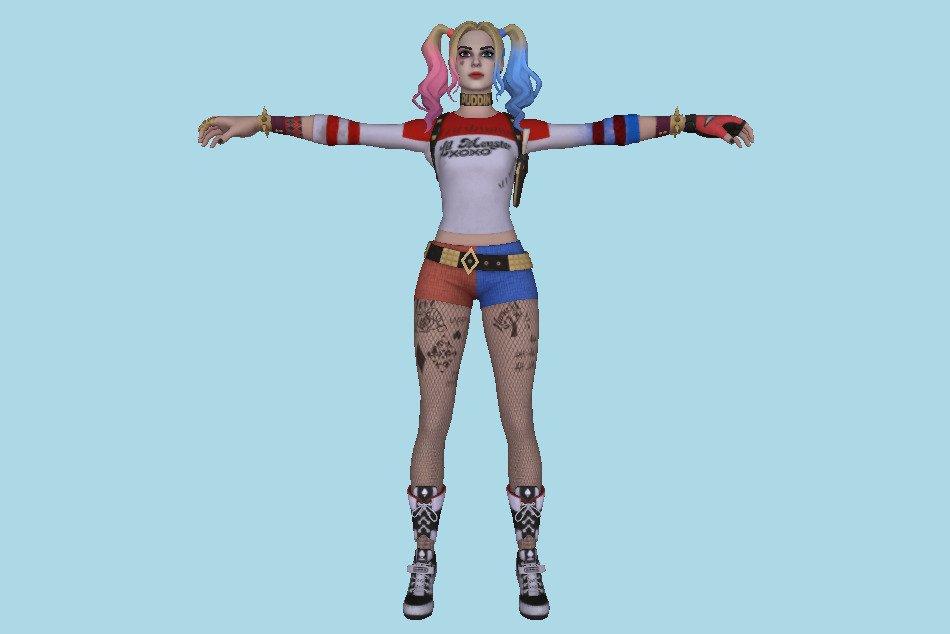 Fortnite Harley Quinn 3D