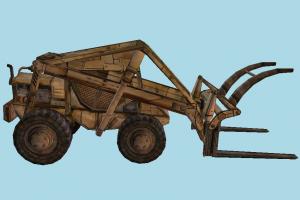ForkLift forklift, fork-lift, fork-truck, construction, digger, wood, truck, tractor, vehicle, carriage, wagon