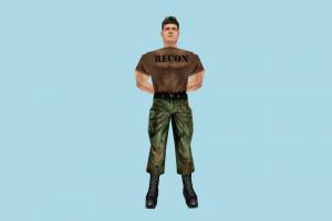 Recruit mdl, hlmdl, halflife, characters, animated
