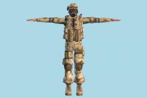 Soldier army-man, counter-strike, soldier, army, man, male, people, human, character