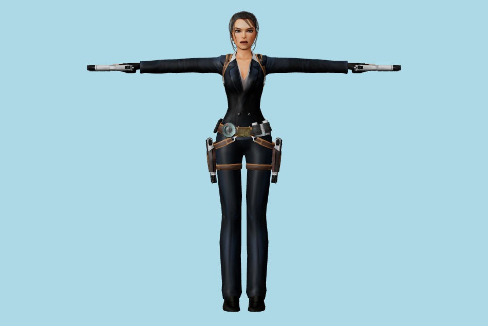 Tomb Raider 7: Lara Croft Suit 3d model