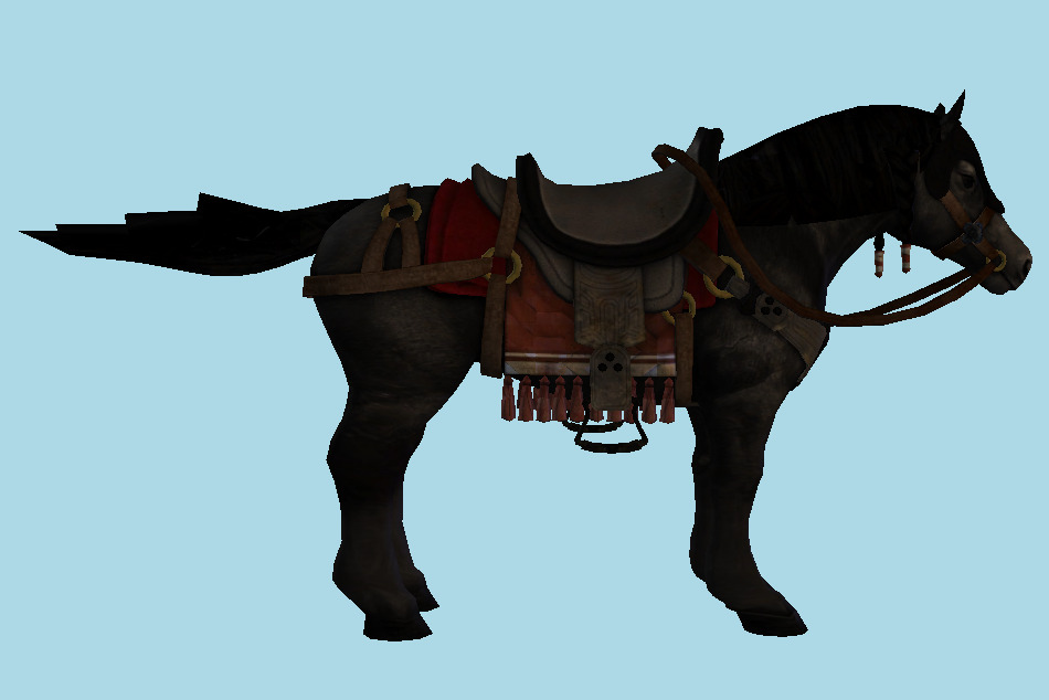 U Hyrule Warriors Ganondorf Horse 3d model