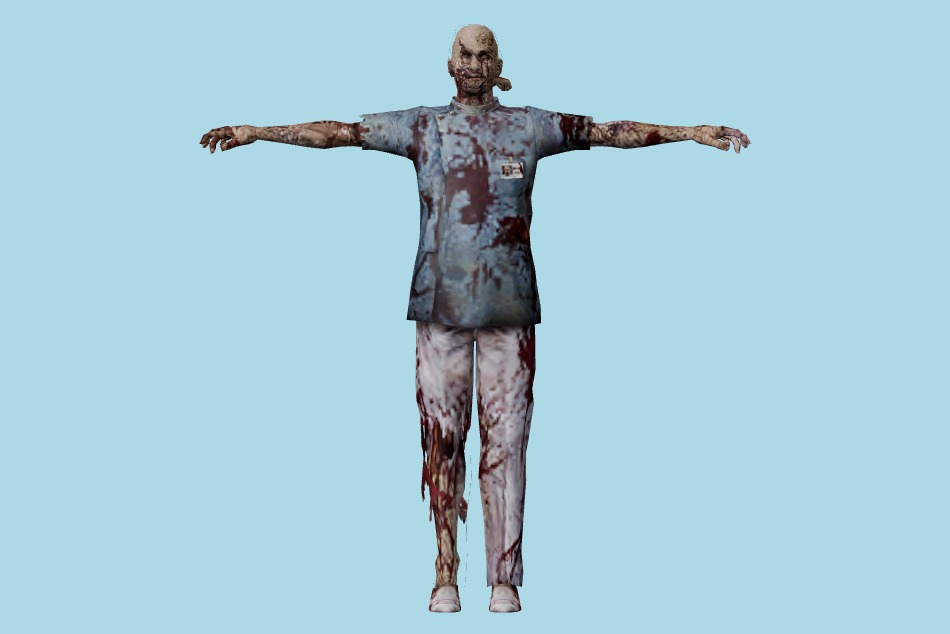 Resident Evil: Chronicles - CVX Zombies Pack 3d model