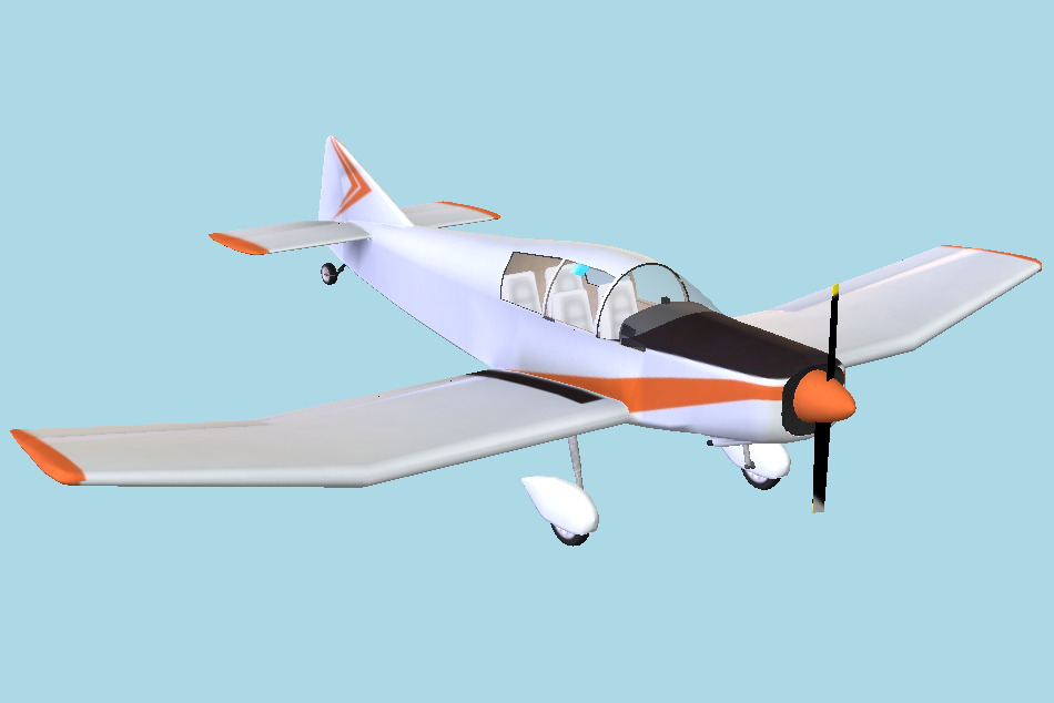 Jodel D140 Aircraft 3d model