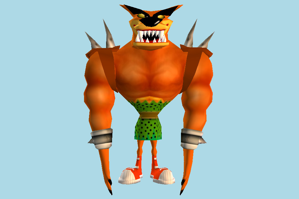 Crash Bandicoot: Wrath of Cortex Tiny Tiger 3d model