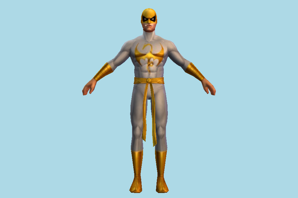 Marvel`s Future Fight Iron Fist (Weapon Of Aggamotto) 3d model