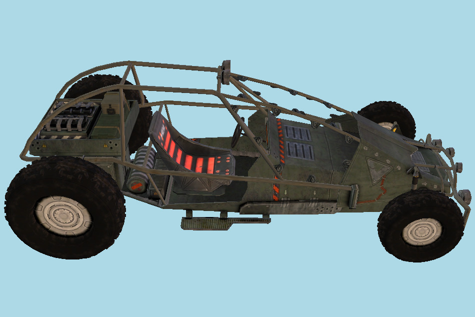 Buggy Armored Truck 3d model