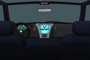 Sportive Car Interior-Car
