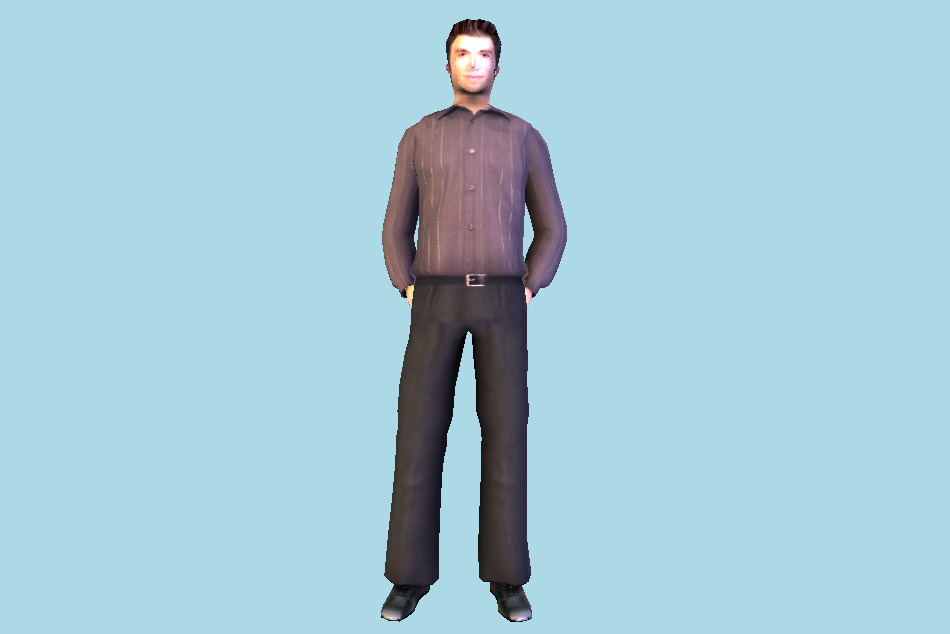Man Standing 3d model