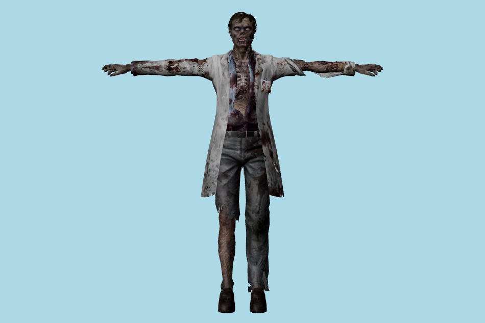 Resident Evil: Chronicles - Lab Zombies 3d model