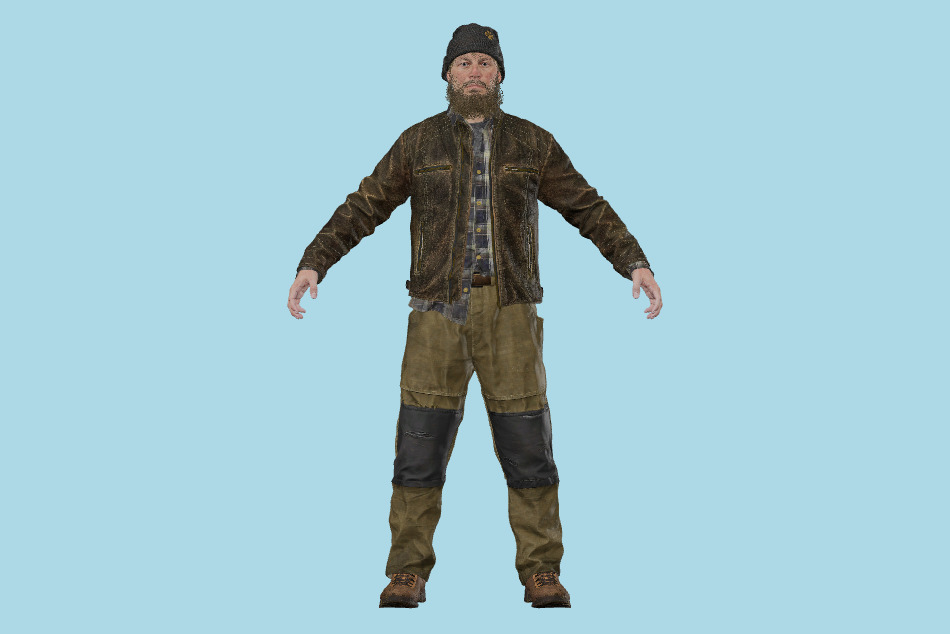 Alan Wake 2 - Jaakko Koskela 3d model