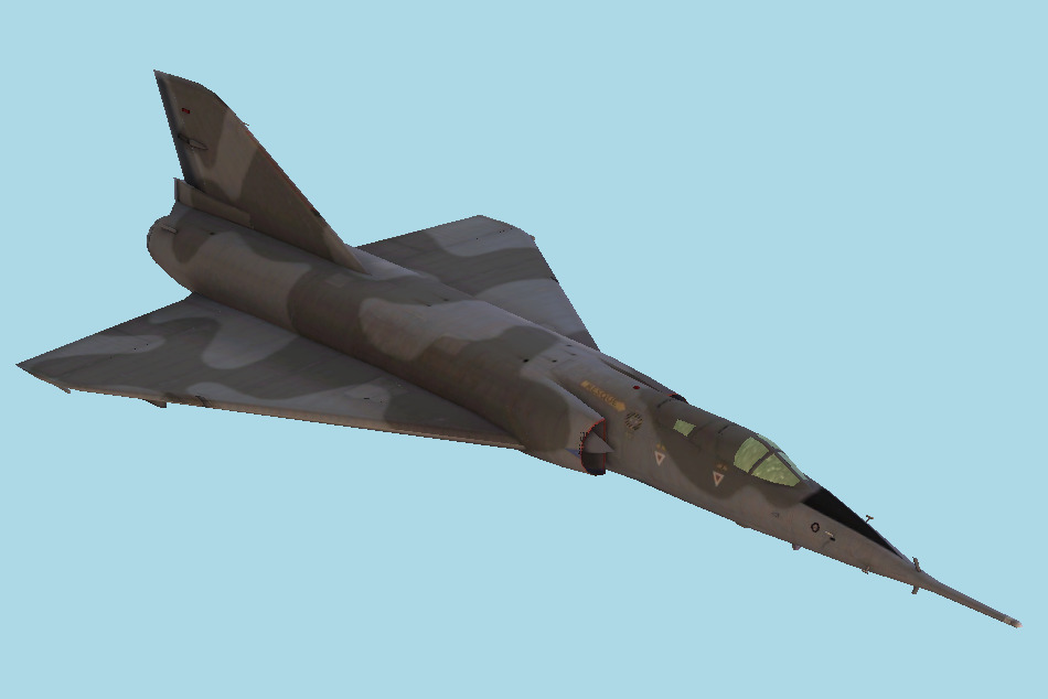 Dassault Mirage IVP 3d model