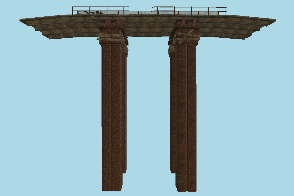 Old Bridge 3d model