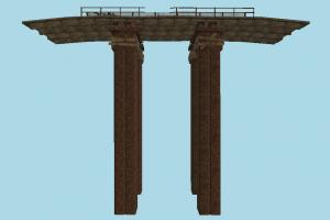 Bridge bridge, wooden, old, railway, rail, build, structure
