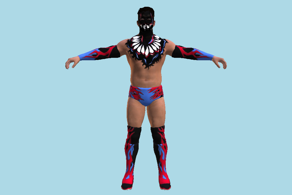 Finn Balor Demon WWE 2K17 Man Wrestler Superstar 3d model