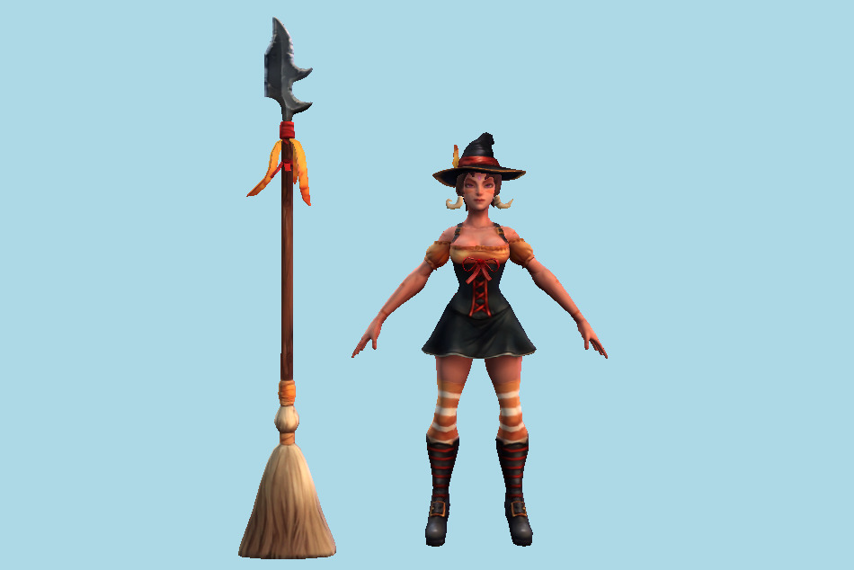 League of Legends Nidalee (Bewitching) 3d model