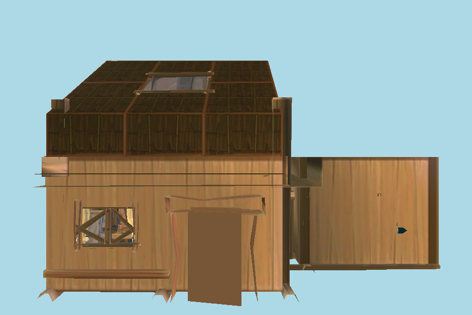 The Legend of Zelda: The Wind Waker The Twin`s House 3d model