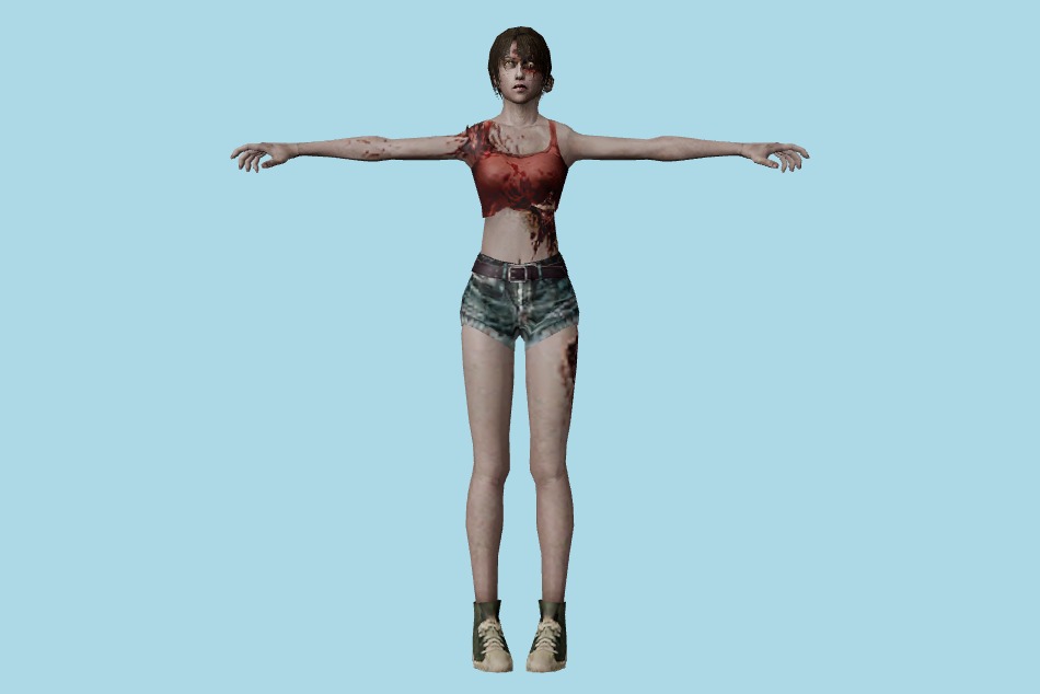 Resident Evil: Chronicles - Raccoon Zombies Pack 3d model