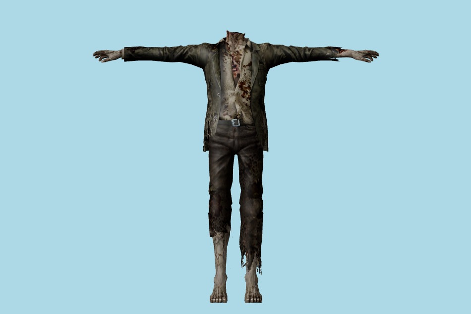 Resident Evil: Chronicles - Mansion Zombies 3d model