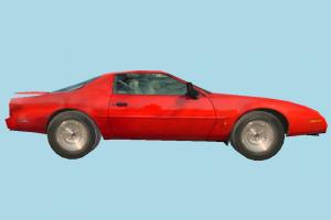 Car Low-poly car, vehicle, sportive, truck, transport, carriage, red, low-poly