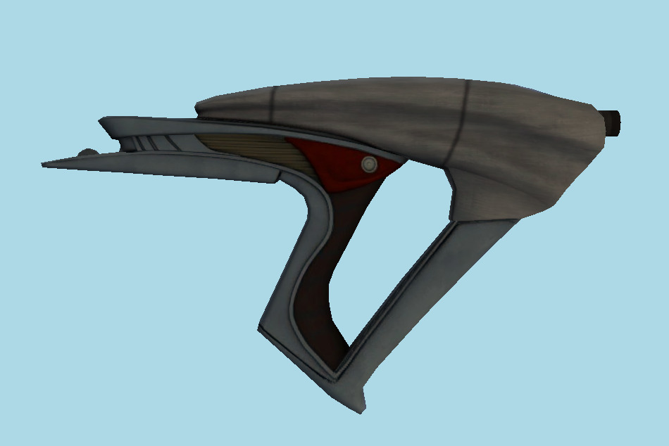 Phaser Alien Halo Gun 3d model