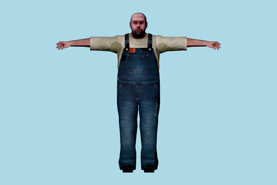Engineer Man 3d model