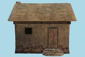 House house, home, building, hut, build, apartment, flat, residence, domicile, structure, lowpoly